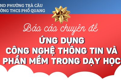 SINH HOẠT CHUYÊN MÔN CẤP TRƯỜNG – ỨNG DỤNG CNTT VÀ PHẦN MỀM TRONG DẠY HỌC