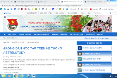 Tập huấn cổng thông tin điện tử ” 18/12/20″